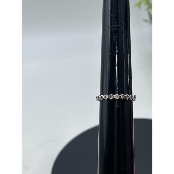 Sterling Silver 925 with CZ Eternity Band Size - Picture 9 of 15